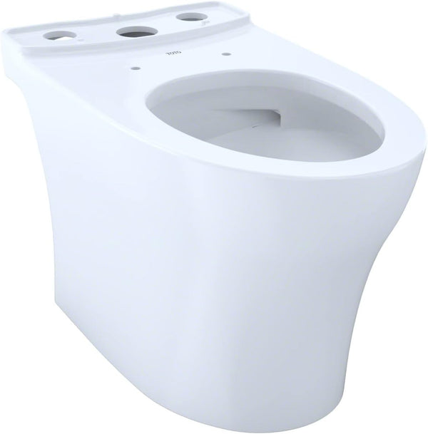 NEW TOTO CT446CEFGN#01 Aquia Elongated Toilet Bowl, Cotton